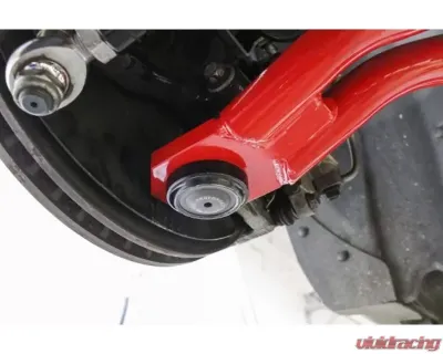 BMR Suspension Black Hammertone Adjustable Lower A-arms w/ 19mm Tall Ball Joints Ford Mustang 2010-2014 - AA757H