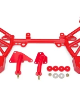 BMR Suspension Standard Rack Mount K-Member LT1 Motor Mounts Red Chevrolet Camaro | Pontiac Firebird 1993-1997                                     - KM341R - Image 5