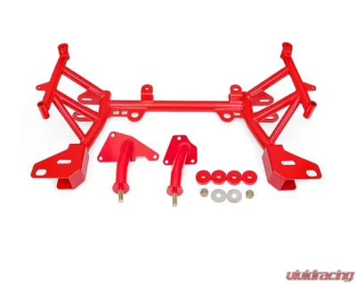 BMR Suspension Standard Rack Mount K-Member LT1 Motor Mounts Red Chevrolet Camaro | Pontiac Firebird 1993-1997 - KM341R