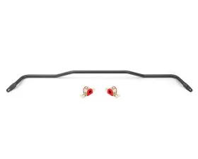 BMR Suspension Hollow 22mm Rear Sway Bar Kit Black Hammertone Ford Mustang 2015-2022