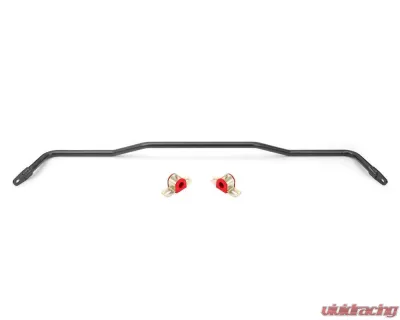 BMR Suspension Hollow 22mm Rear Sway Bar Kit Black Hammertone Ford Mustang 2015-2022 - SB762H