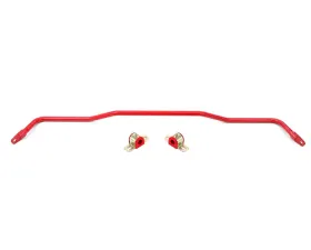 BMR Suspension Hollow 22mm Rear Sway Bar Kit Red Ford Mustang 2015-2022