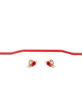 BMR Suspension Hollow 22mm Rear Sway Bar Kit Red Ford Mustang 2015-2022                                     - SB762R - Image 3