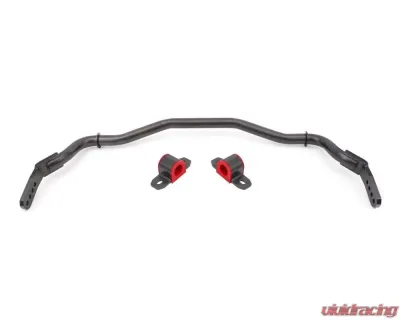 BMR Suspension Hollow 38mm Sway Bar Kit 4-Hole Adjustable Black Hammertone Ford Mustang 2015-2022 - SB764H