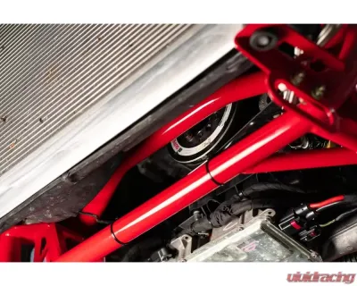 BMR Suspension Hollow 38mm Sway Bar Kit 4-Hole Adjustable Red Ford Mustang 2015-2022 - SB764R