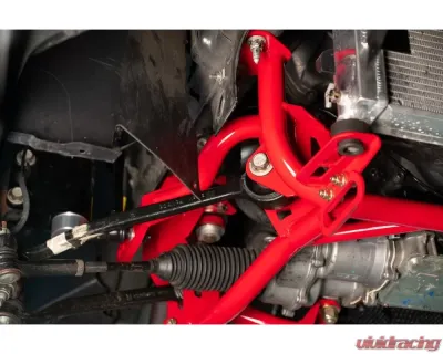 BMR Suspension Hollow 38mm Sway Bar Kit 4-Hole Adjustable Red Ford Mustang 2015-2022 - SB764R