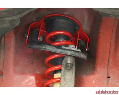 BMR Suspension Red Front Upper Adjustable Stock Shocks A-Arm Mount Chevrolet Camaro | Pontiac Firebird 1993-2002 - CAB342R