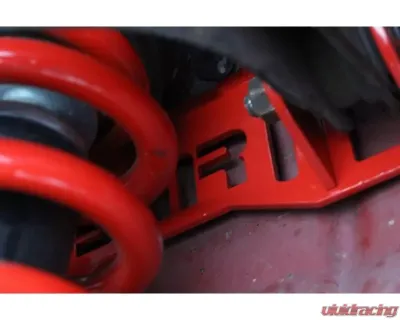 BMR Suspension Red Front Upper Adjustable Stock Shocks A-Arm Mount Chevrolet Camaro | Pontiac Firebird 1993-2002 - CAB342R