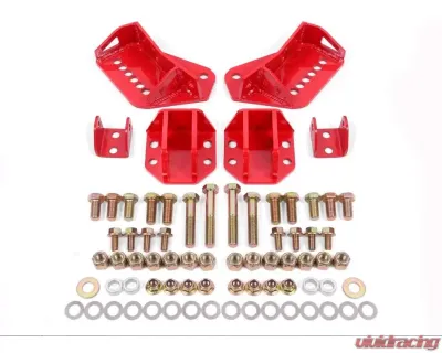 BMR Suspension Red Rear Coilover Conversion Kit Adjustable Shock Mount w/o CAB Buick | Chevrolet | Oldsmobile | Pontiac 1964-1972 - CCK402R