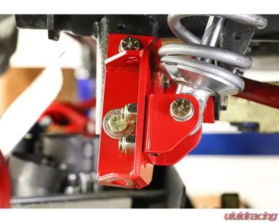 BMR Suspension Red Rear Coilover Conversion Kit Adjustable Shock Mount w/o CAB Buick | Chevrolet | Oldsmobile | Pontiac 1964-1972 - CCK402R