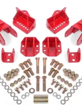 BMR Suspension Red Rear Coilover Conversion Kit Adjustable Shock Mount w/ CAB Buick | Chevrolet | Oldsmobile | Pontiac 1964-1972                                     - CCK404R - Image 4