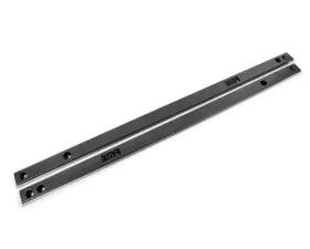 BMR Suspension Black Hammertone Lightweight Chassis Jacking Rails Ford Mustang 2015-2020