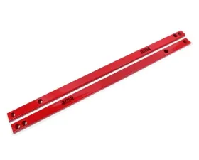 BMR Suspension Red Lightweight Chassis Jacking Rails Ford Mustang 2015-2020
