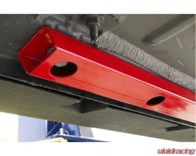 BMR Suspension Red Lightweight Chassis Jacking Rails Ford Mustang 2015-2020 - CJR760R