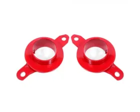 BMR Suspension Red Upper Coil Spring Seats Ford Mustang 1979-2004