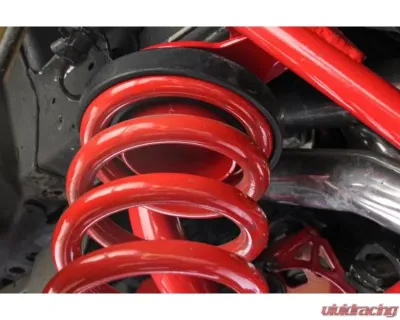 BMR Suspension Red Upper Coil Spring Seats Ford Mustang 1979-2004 - CSS730R