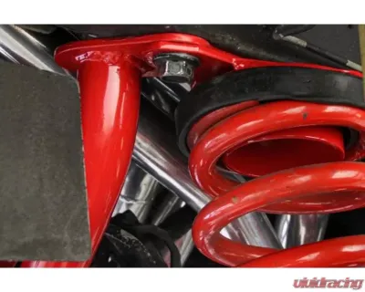 BMR Suspension Red Upper Coil Spring Seats Ford Mustang 1979-2004 - CSS730R