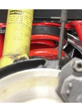 BMR Suspension Red Upper Coil Spring Seats Ford Mustang 1979-2004                                     - CSS730R - Image 5