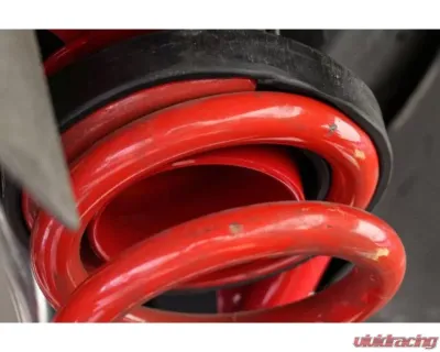 BMR Suspension Red Upper Coil Spring Seats Ford Mustang 1979-2004 - CSS730R