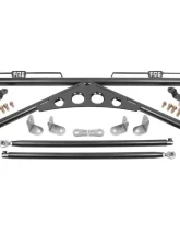 BMR Suspension Black Hammertone Harness Bar Ford Mustang 2015-2020                                     - HB760H - Image 6