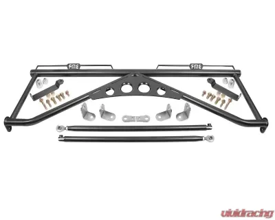 BMR Suspension Black Hammertone Harness Bar Ford Mustang 2015-2020 - HB760H