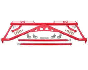 BMR Suspension Red Harness Bar Ford Mustang 2015-2020