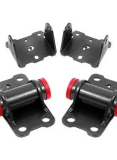 BMR Suspension Black Hammertone Upper And Lower Motor Mount Kit Chevrolet Camaro | Pontiac Firebird 1982-1992                                     - MM330H - Image 5