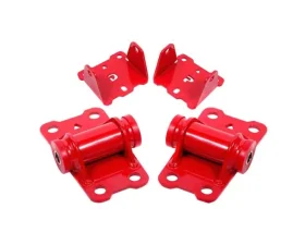 BMR Suspension Red Upper And Lower Motor Mount Kit Chevrolet Camaro | Pontiac Firebird 1982-1992