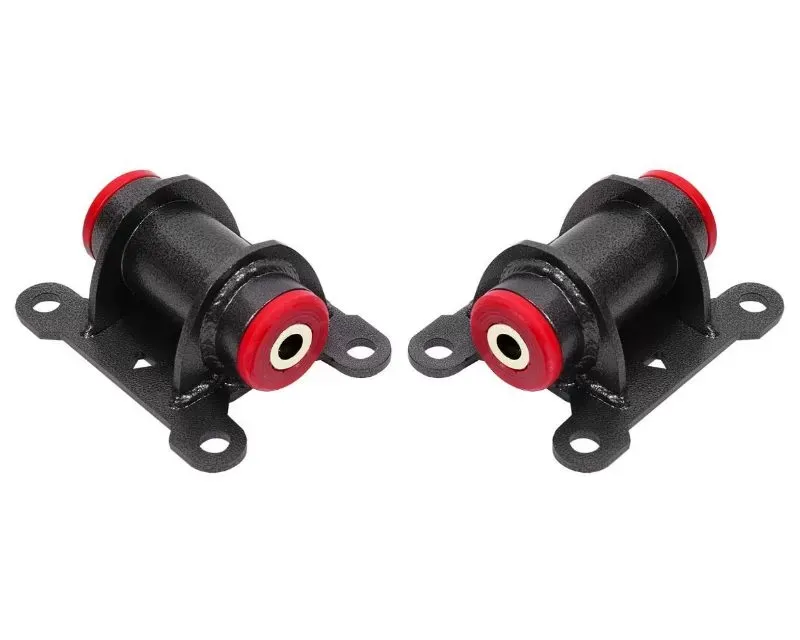 BMR Suspension Black Hammertone Steel w/ Poly Bushings Motor Mount Kit Chevrolet Camaro | Pontiac Firebird 1998-2002 - MM340H