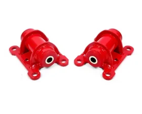 BMR Suspension Red Steel w/ Poly Bushings Motor Mount Kit Chevrolet Camaro | Pontiac Firebird 1998-2002