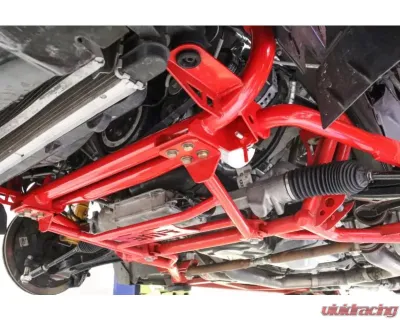 BMR Suspension Black Hammertone 4-hole Adjustable Hollow 38mm Front Sway Bar Kit Ford Mustang 2005-2014 - SB754H