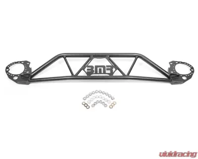 BMR Suspension Black Hammertone Front Twin Tube Design Strut Tower Brace Ford Mustang 2015-2020 - STB760H