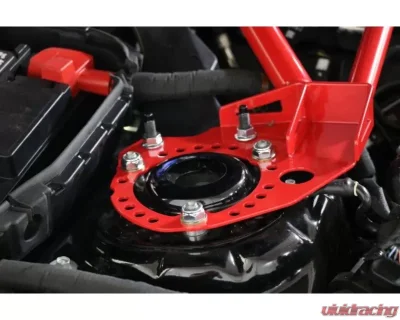 BMR Suspension Red Front Twin Tube Design Strut Tower Brace Ford Mustang 2015-2020 - STB760R