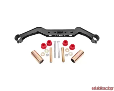 BMR Suspension Black Hammertone Conversion Transmission Crossmember TH350 | PG | 700R4 | C4 | C6 | AOD | 4L60 Ford Mustang 1979-1993 - TC730H