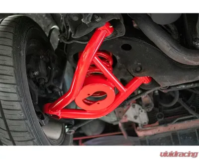 BMR Suspension Red Non-Adjustable Lower A-arms DOM Delrin Bushings Spring Rocket Chevrolet | Pontiac 1982-1992 - AAL331R