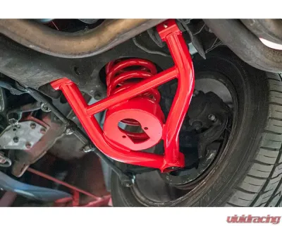 BMR Suspension Red Non-Adjustable Lower A-arms DOM Delrin Bushings Spring Rocket Chevrolet | Pontiac 1982-1992 - AAL331R