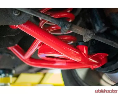 BMR Suspension Red Non-Adjustable Lower A-arms DOM Delrin Bushings Spring Rocket Chevrolet | Pontiac 1982-1992 - AAL331R