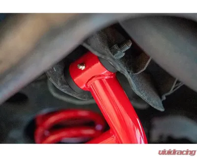 BMR Suspension Red Non-Adjustable Lower A-arms DOM Delrin Bushings Spring Rocket Chevrolet | Pontiac 1982-1992 - AAL331R