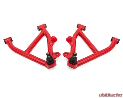 BMR Suspension Red Non-Adjustable Lower A-arms DOM Delrin Bushings Coilover Chevrolet | Pontiac 1982-1992 - AAL333R