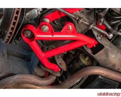 BMR Suspension Red Non-Adjustable Lower A-arms DOM Delrin Bushings Coilover Chevrolet | Pontiac 1982-1992 - AAL333R