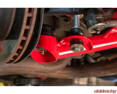 BMR Suspension Red Non-Adjustable Lower A-arms DOM Delrin Bushings Coilover Chevrolet | Pontiac 1982-1992 - AAL333R