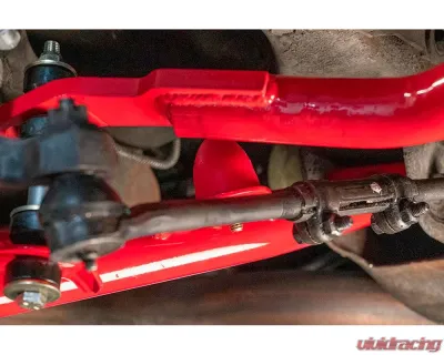 BMR Suspension Red Non-Adjustable Lower A-arms DOM Delrin Bushings Coilover Chevrolet | Pontiac 1982-1992 - AAL333R