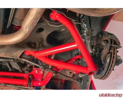 BMR Suspension Red Non-Adjustable Lower A-arms DOM Delrin Bushings Coilover Chevrolet | Pontiac 1982-1992 - AAL333R