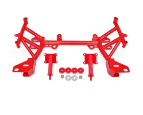 BMR Suspension Red Standard Rack Mounts K-Member Low Mount Turbo LS1 Motor Mounts Chevrolet | Pontiac 1993-2002