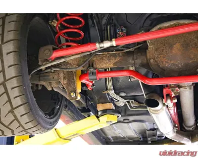 BMR Suspension Red Rear Adjustable Sway Bar Kit Hollow 29mm Stamped Steel Bracket Chevrolet | Pontiac 1993-2002 - SB345R