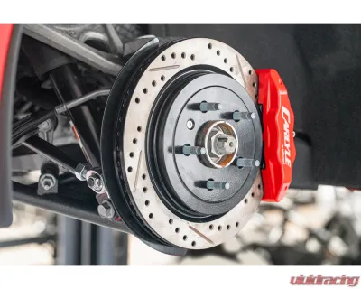 BMR Suspension 15" Conversion Kit, Drilled Slotted Rotors Chevrolet Corvette C7 2014-2019 - DRP573H