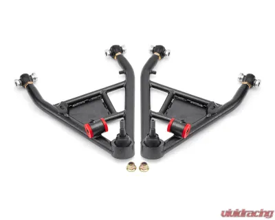 BMR Suspension Black Hammertone 15" Conversion Kit Rear Lower Control Arms Chevrolet Corvette C7 2014-2019 - LCA570H