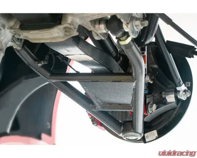 BMR Suspension Black Hammertone 15" Conversion Kit Rear Lower Control Arms Chevrolet Corvette C7 2014-2019 - LCA570H