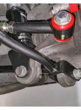 BMR Suspension Black Hammertone Toe Rods, Rear, Adjustable, Poly Bushings Cadillac 2nd Gen CTS-V 2008-2014                                     - TR629H - Image 2