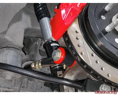 BMR Suspension Black Hammertone Toe Rods, Rear, Adjustable, Poly Bushings Cadillac 2nd Gen CTS-V 2008-2014 - TR629H